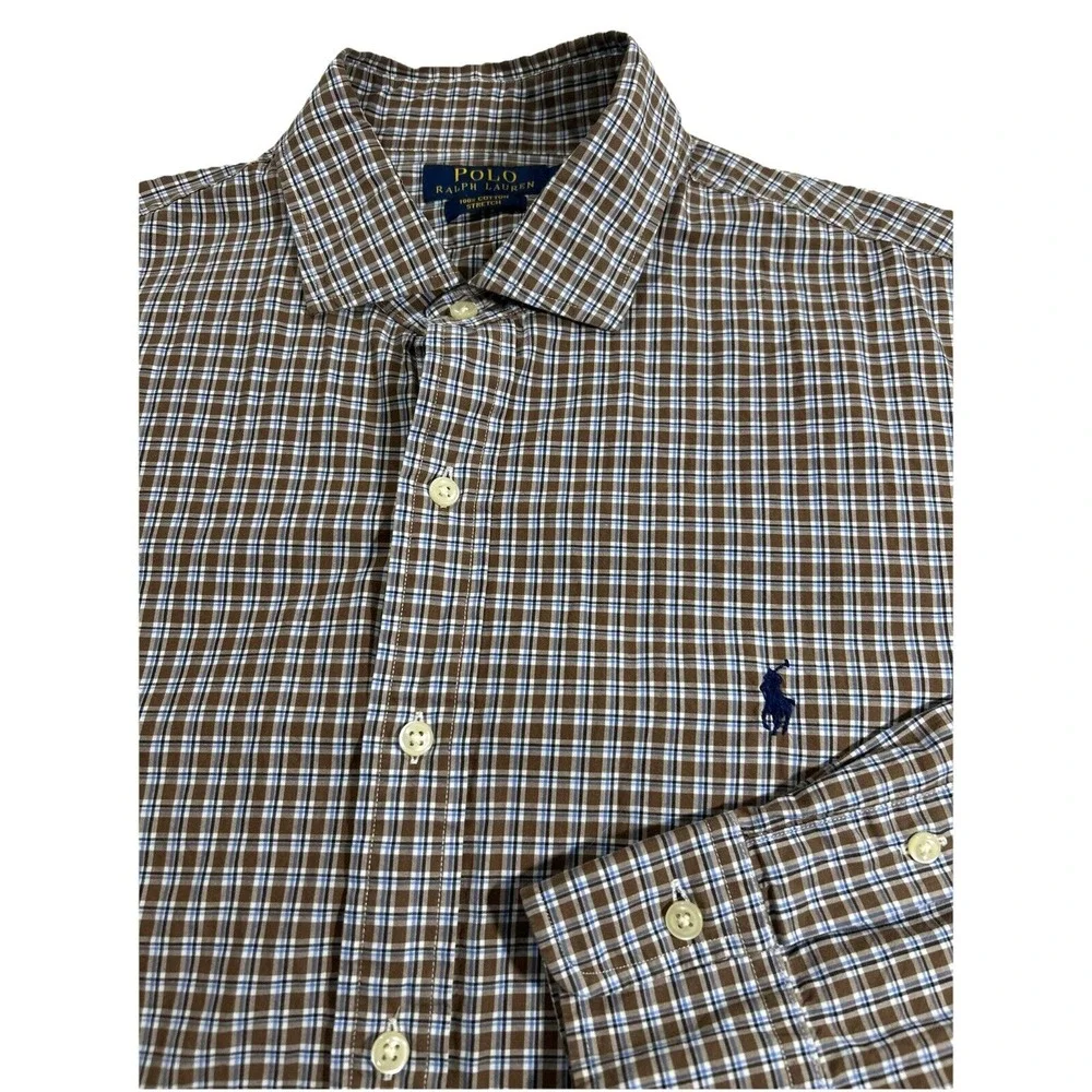 Polo Ralph Lauren Men's‎ XL long Sleeve Button Up, Stretch